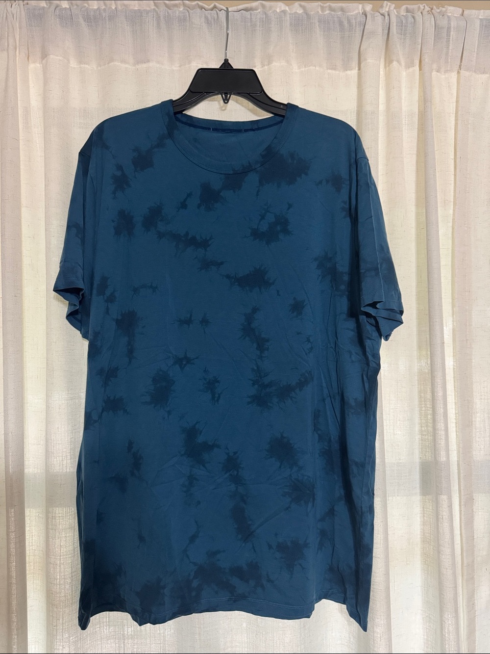 lululemon athletica Men’s Tie-Dye Short Sleeve Tee - Teal Navy